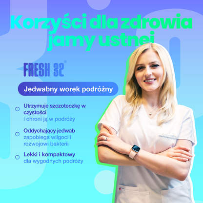 Jedwabna torebka podróżna