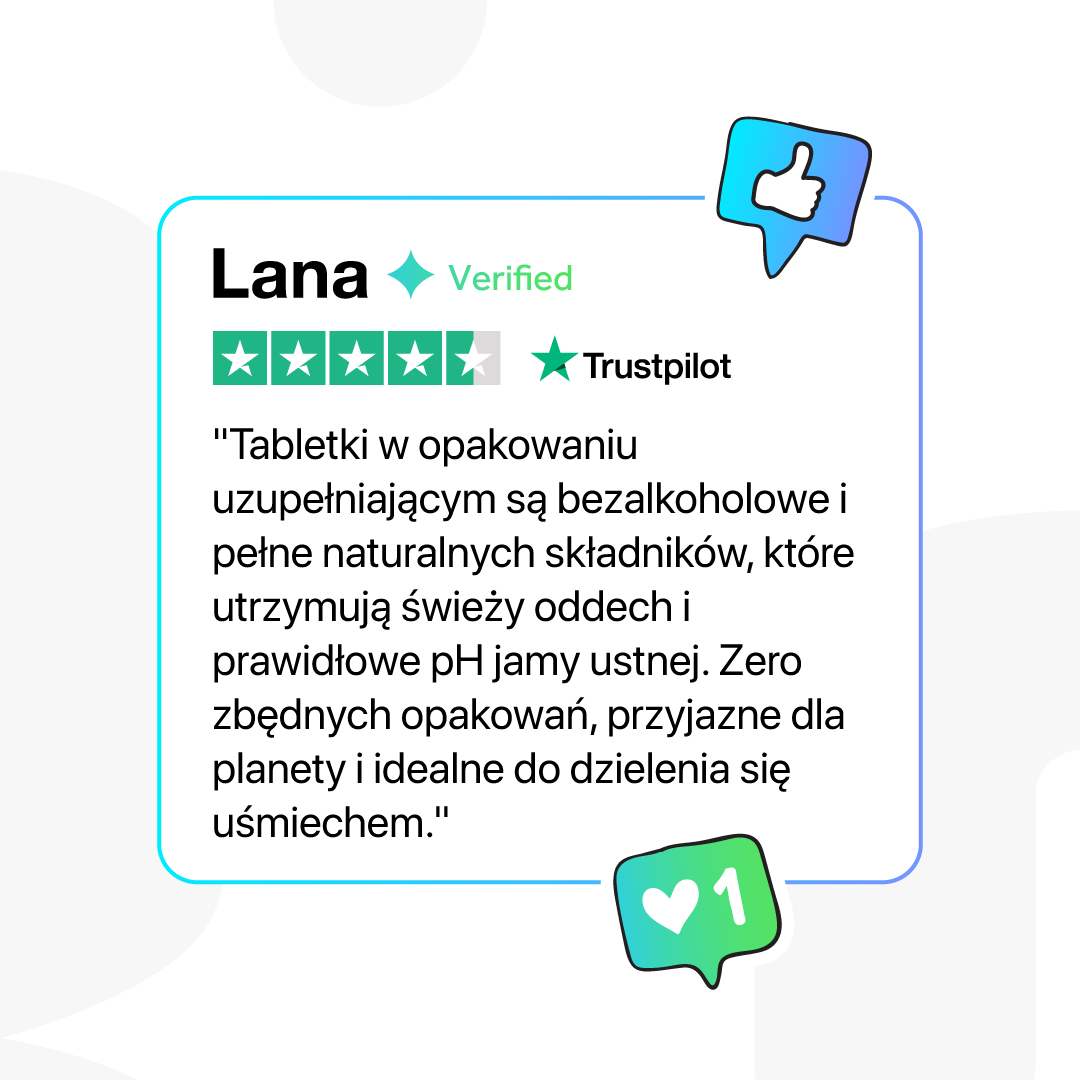 Refill - tabletki do płukania jamy ustnej