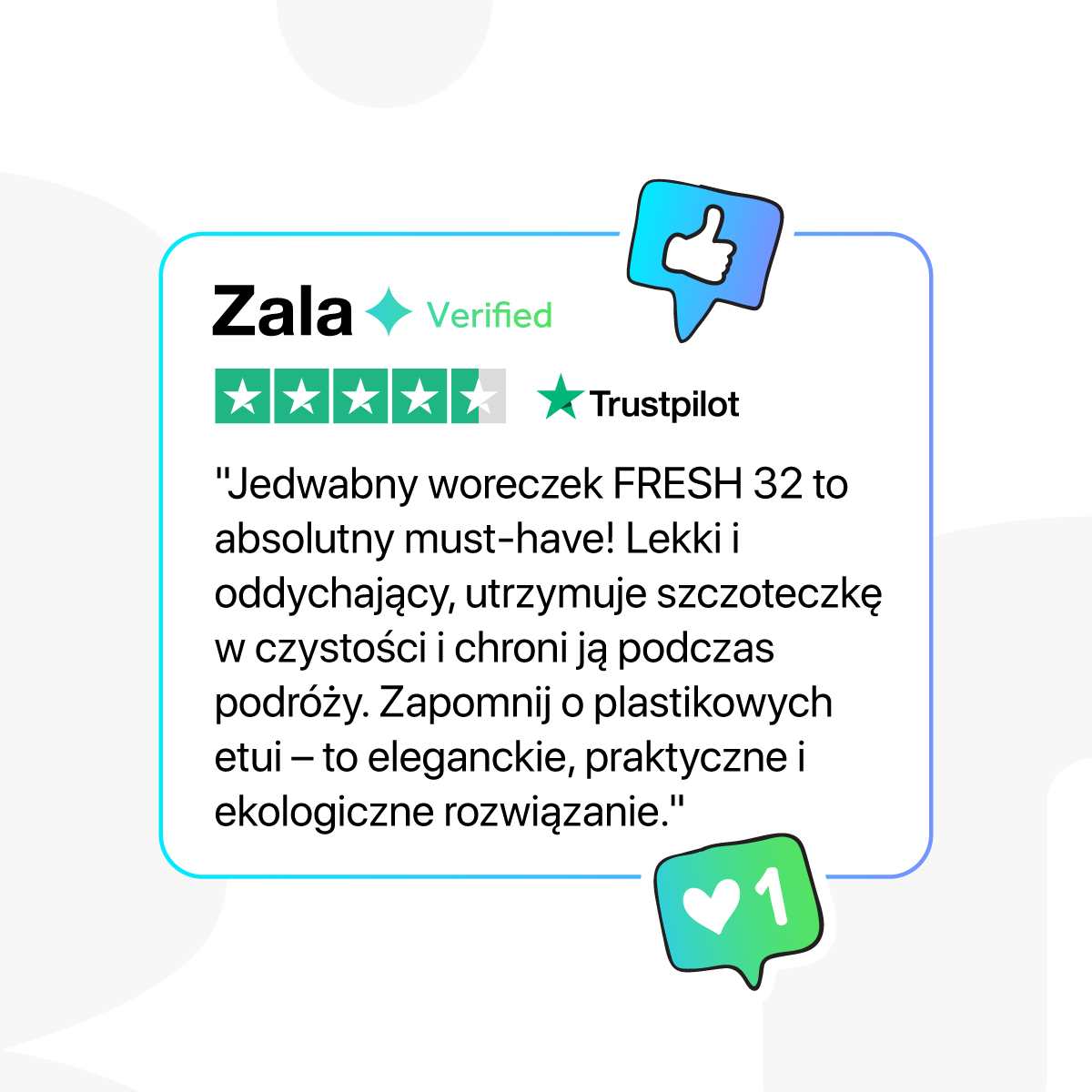 Jedwabna torebka podróżna