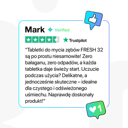 Pasta do zębów w tabletkach