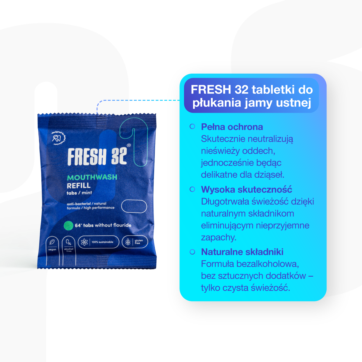 Refill - tabletki do płukania jamy ustnej