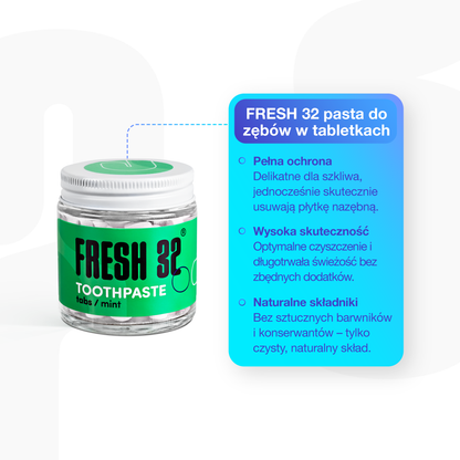 Pasta do zębów w tabletkach