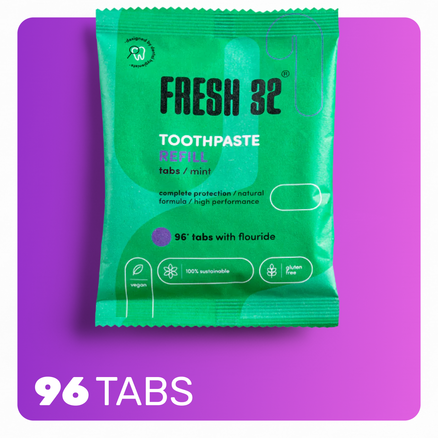 Pakiet refill - Pasta do zębów w tabletkach